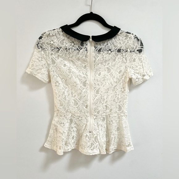 H&M Lace Peplum Top - Picture 2 of 4